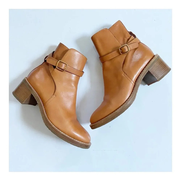 Céline Jodhpur Leather Crepe Sole Boots size EU39.5 US9 - Picture 2 of 11
